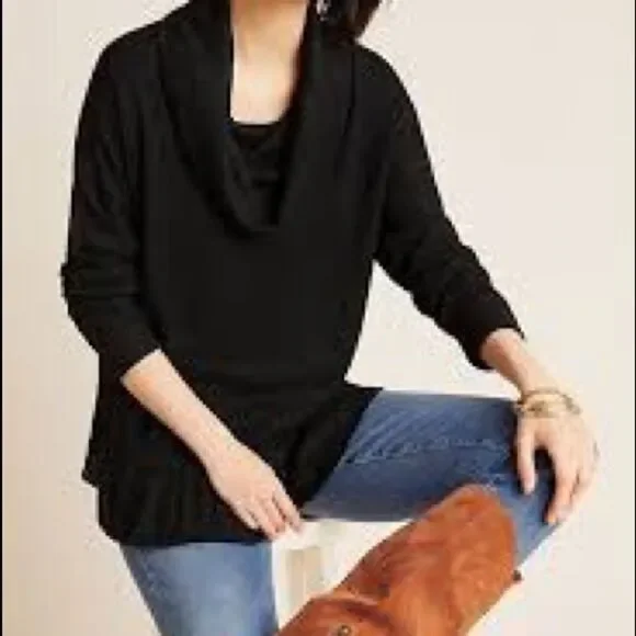 🌟ANTHROPOLOGIE Maeve Addie Ruffled Hacci Pullover🌟 - Picture 2 of 14